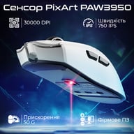 Мишка RAWM SA-MH01Pro Wireless/Bluetooth Black (SA-MH01PRO.black) - фото 2