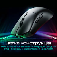 Мишка RAWM SA-MH01Pro Wireless/Bluetooth Black (SA-MH01PRO.black) - фото 5