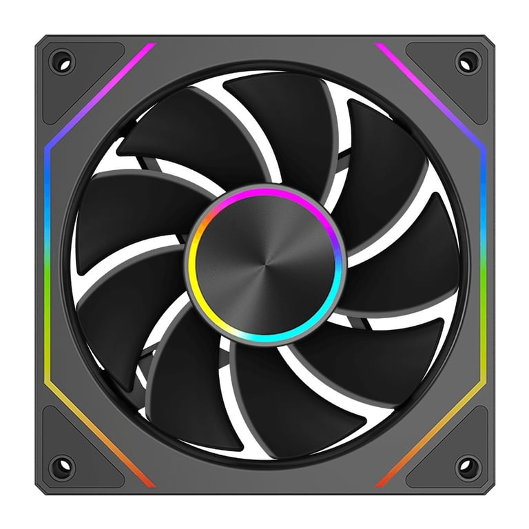 Кулер до корпусу PcCooler Вентилятор реверсний PCCOOLER FG120R ARGB BK чорний для корпусу 1 (FG120R ARGB BK) - фото 2
