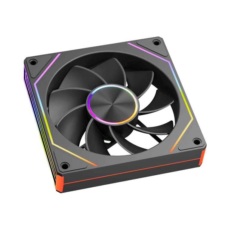Кулер до корпусу PcCooler Вентилятор реверсний PCCOOLER FG120R ARGB BK чорний для корпусу 1 (FG120R ARGB BK) - фото 3