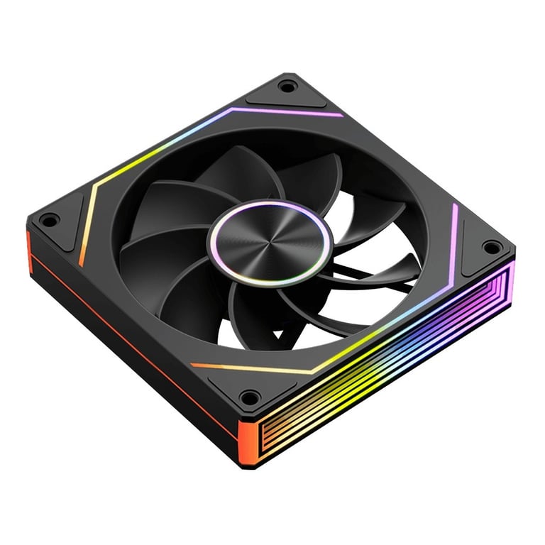 Кулер до корпусу PcCooler Вентилятор реверсний PCCOOLER FG120R ARGB BK чорний для корпусу 1 (FG120R ARGB BK) - фото 4