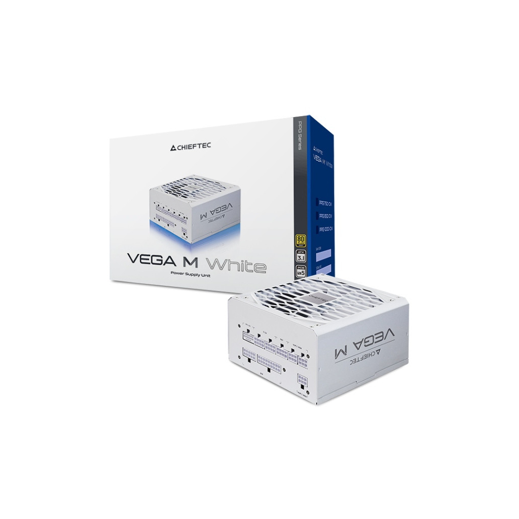 Блок живлення Chieftec 850W VEGA M WHITE (PPG-850-CW) - фото 6 Блок живлення Chieftec 850W VEGA M WHITE (PPG-850-CW) - фото 6