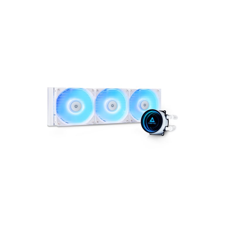 Система рідинного охолодження Chieftec Iceberg 360 ARGB WHITE (CLC-360-RGB-W) - фото 1