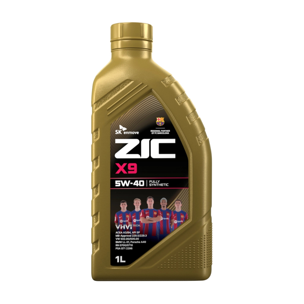 Моторна олива ZIC 5W-40 X9 1л (132613) - фото 1