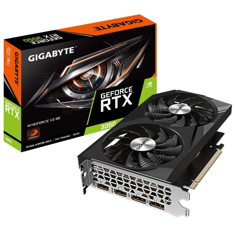 Відеокарта GIGABYTE GeForce RTX3050 8Gb WINDFORCE V2 (GV-N3050WF2V2-8GD) - фото 7