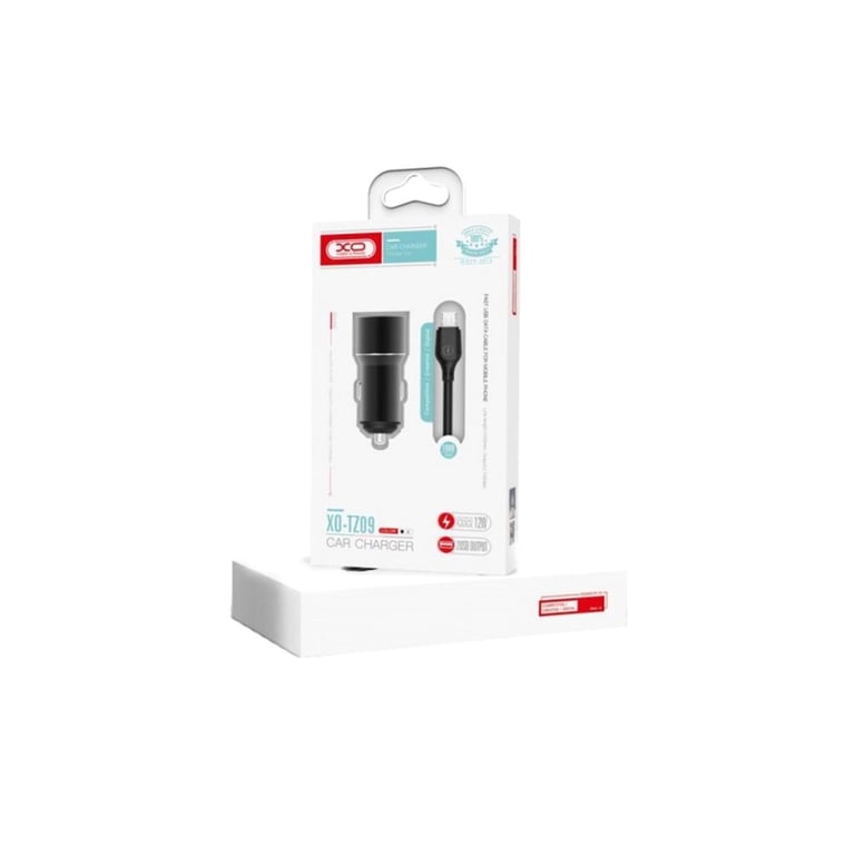 Зарядний пристрій XO 1xUSB + cable USB to Micro 5P TZ09 black (6920680873487) - фото 2
