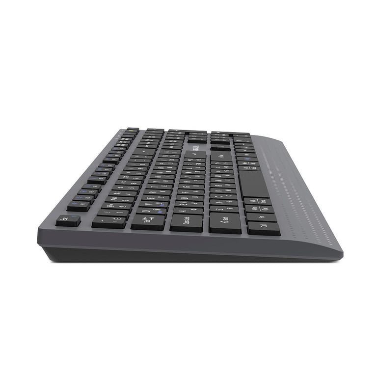 Клавіатура REAL-EL RK-715W Wireless/Bluetooth Black/Gray (EL123100051) - фото 6