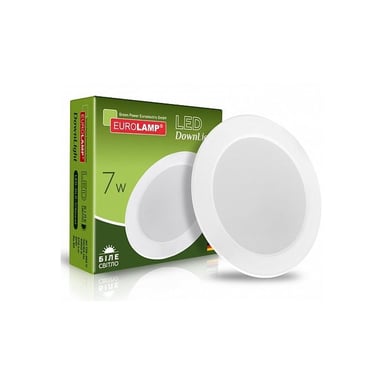 Світильник Eurolamp Downlight NEW 7W 570lm 4000K (LED-DLR-7/4(new)) - фото 1