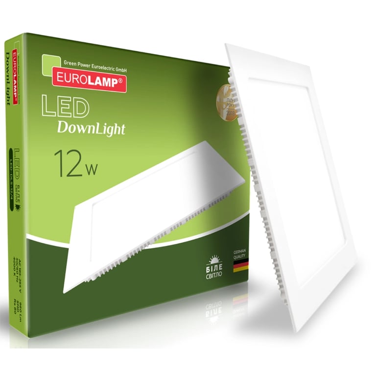 Світильник Eurolamp Downlight 12W 4000K (LED-DLS-12/4) - фото 2
