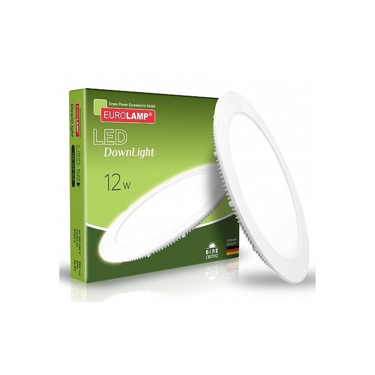 Світильник Eurolamp Downlight 12W 4000K (LED-DLR-12/4) - фото 2