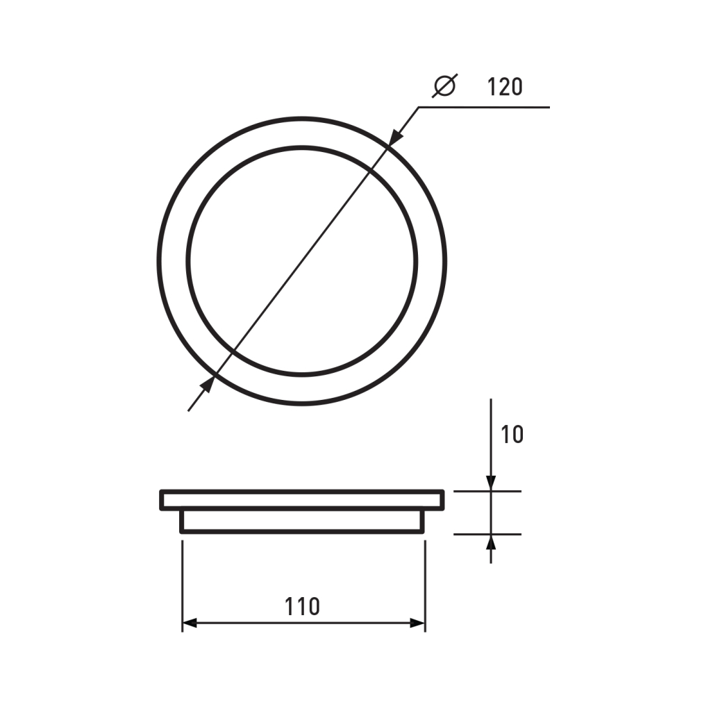 Світильник Eurolamp Downlight 6W 4000K (LED-DLR-6/4) - фото 3 Світильник Eurolamp Downlight 6W 4000K (LED-DLR-6/4) - фото 3