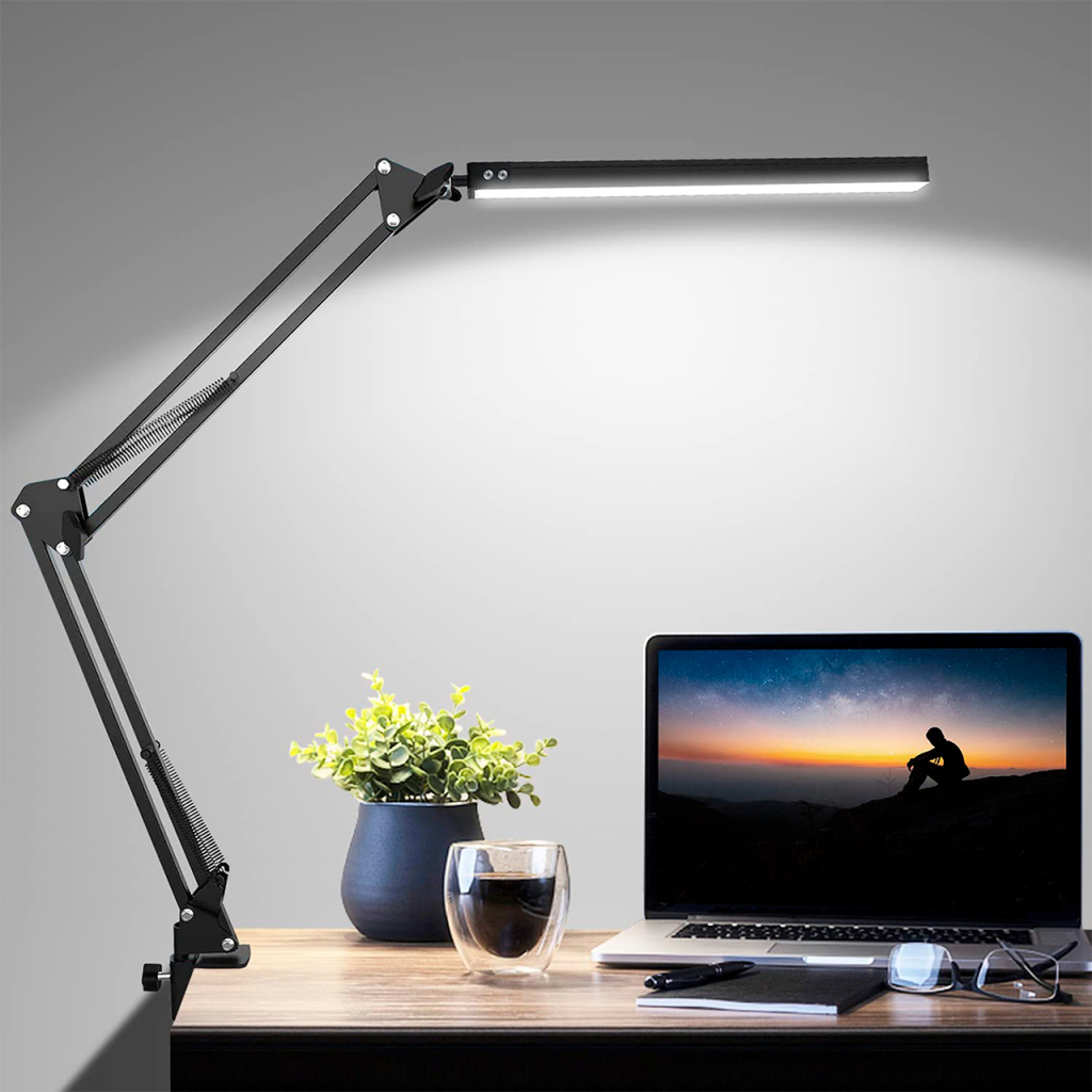 Настільна лампа Eurolamp LED 10W 400Lm 2800-6500K (black) на струбцине (LED-TLS-10W(black)) - фото 4 Настільна лампа Eurolamp LED 10W 400Lm 2800-6500K (black) на струбцине (LED-TLS-10W(black)) - фото 4