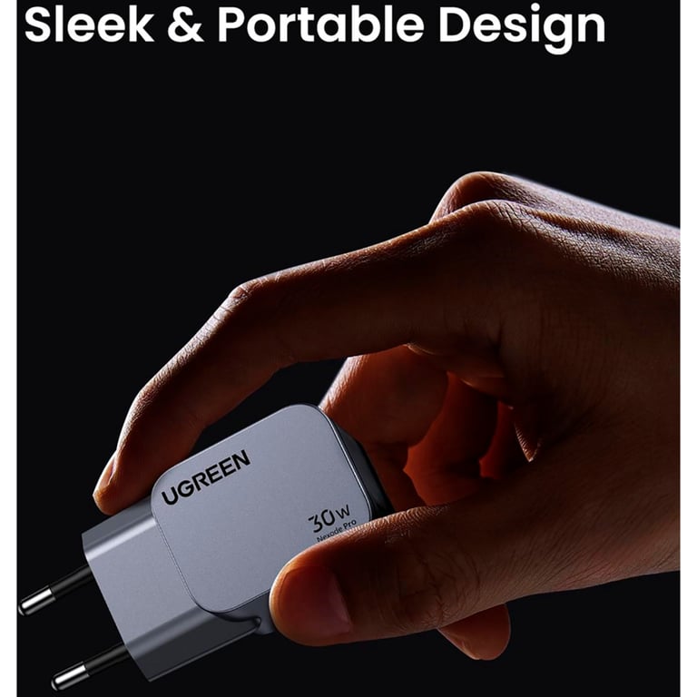 Зарядний пристрій Ugreen USB-C PD30W GaN X703 gray (35006) - фото 11