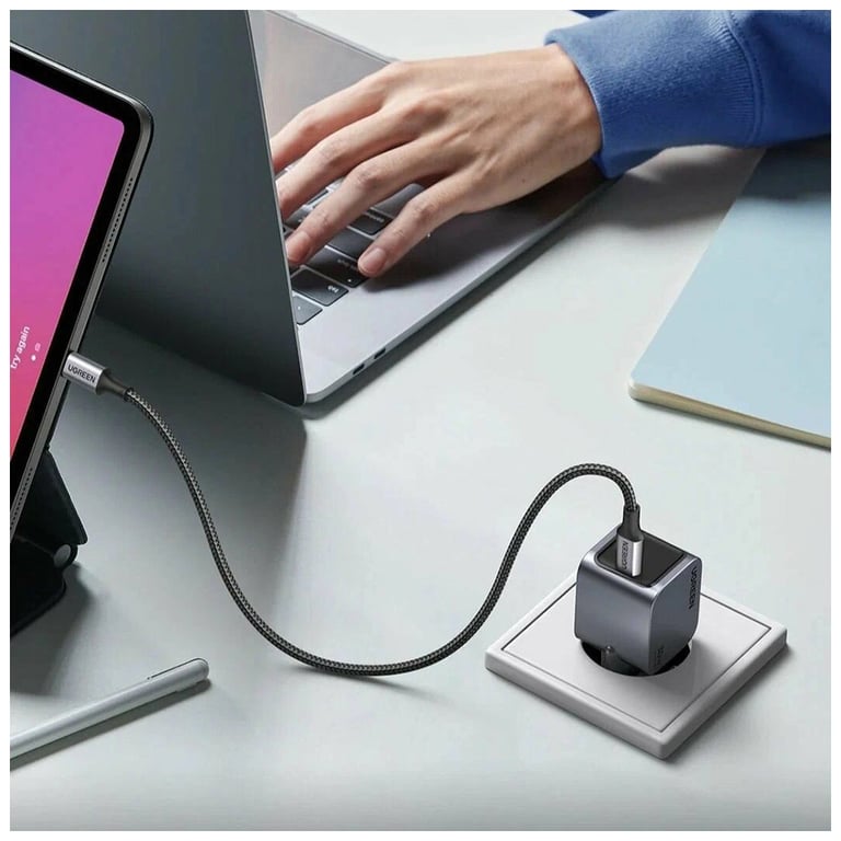 Зарядний пристрій Ugreen USB-C PD30W GaN X703 gray (35006) - фото 12