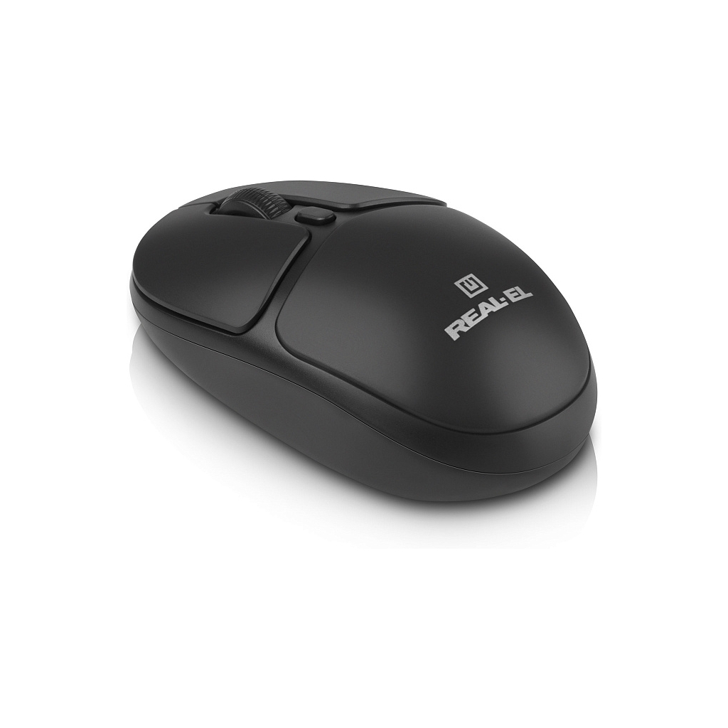 Мишка REAL-EL RM-335W Wireless Black (EL123200055) - фото 3 Мишка REAL-EL RM-335W Wireless Black (EL123200055) - фото 3