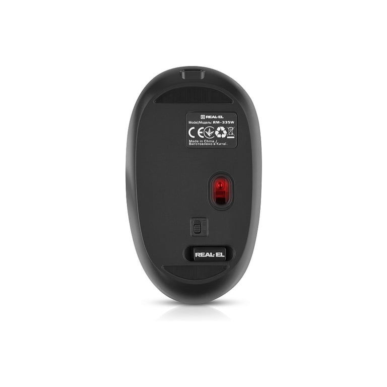 Мишка REAL-EL RM-335W Wireless Black (EL123200055) - фото 9