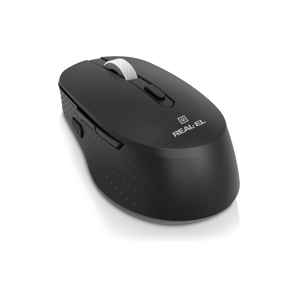 Мишка REAL-EL RM-380W Wireless Black (EL123200057) - фото 3 Мишка REAL-EL RM-380W Wireless Black (EL123200057) - фото 3
