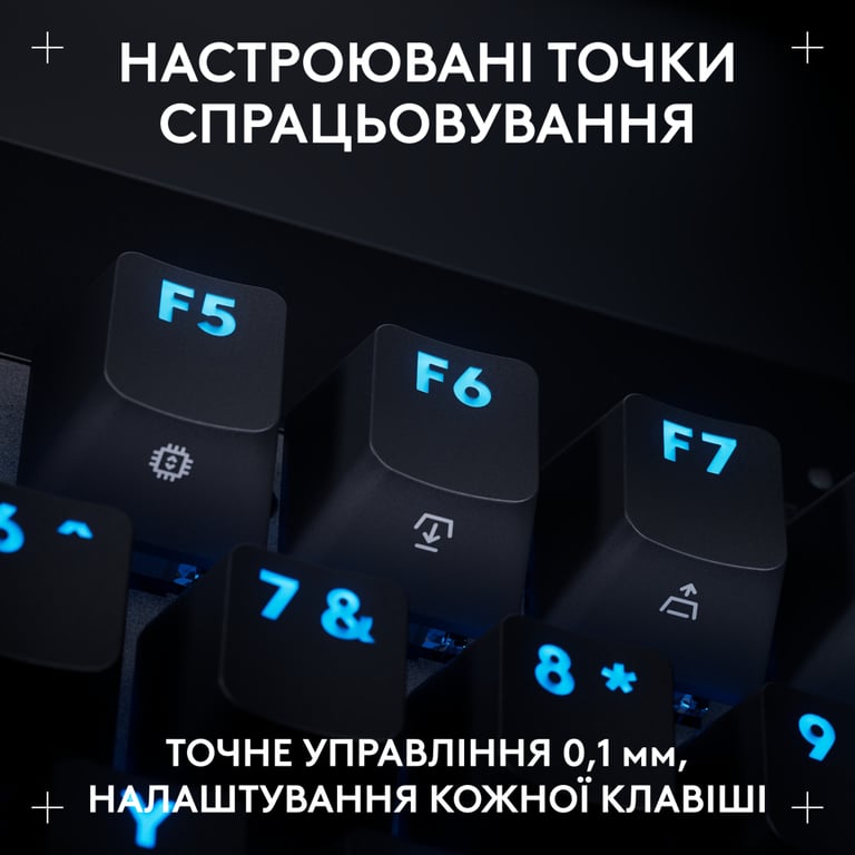 Клавіатура Logitech G PRO X TKL Rapid Linear USB UA Black (920-013233) - фото 8