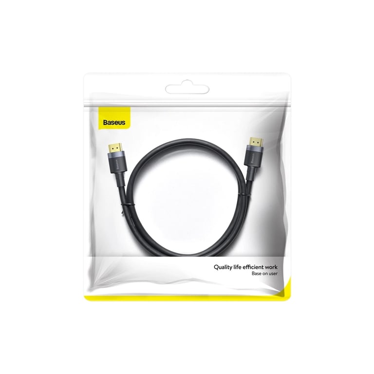 Кабель мультимедійний HDMI M to HDMI M 2.0m 4K Baseus (CADKLF-F01) - фото 9
