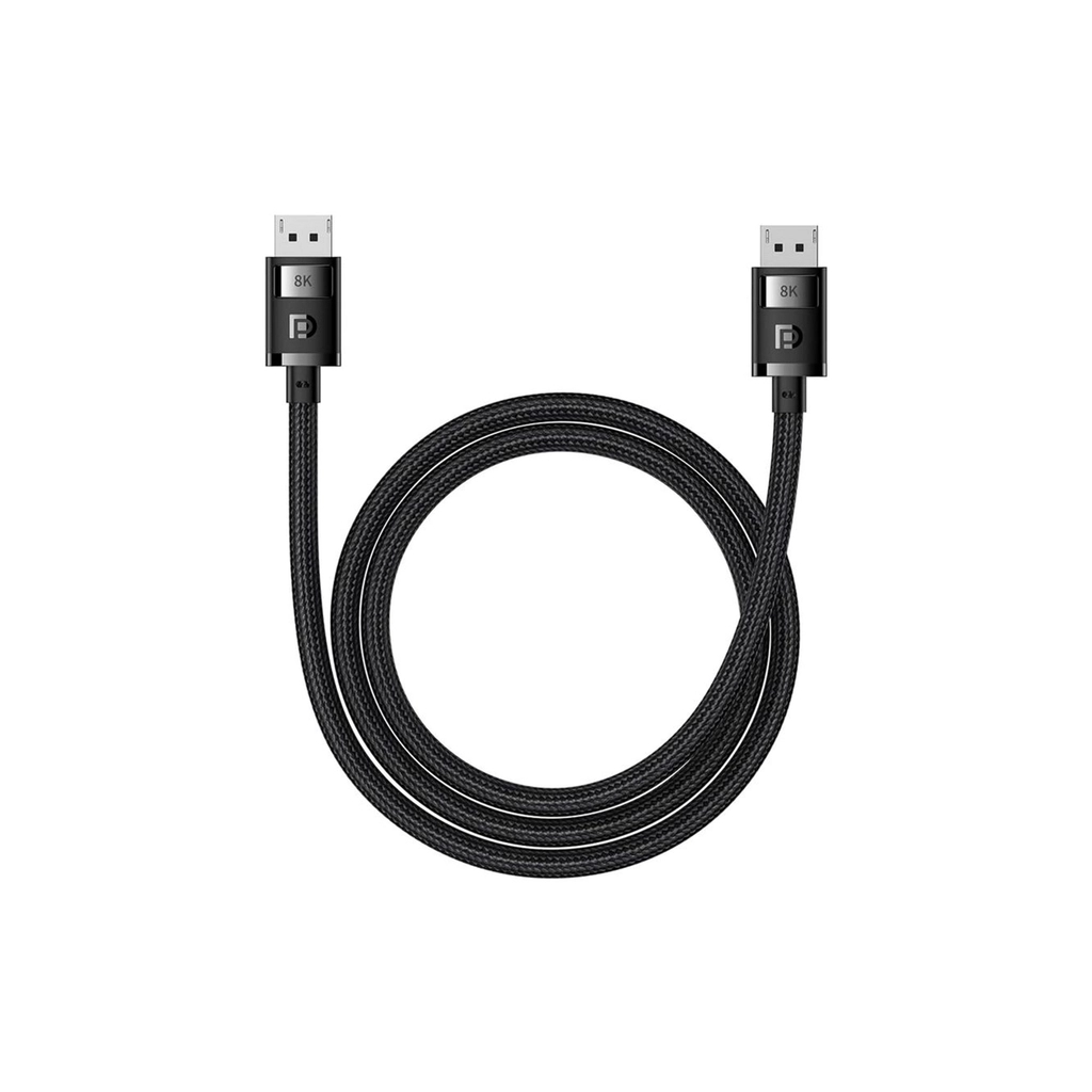 Кабель мультимедійний DisplayPort M to DisplayPort M 1.5m 8K Baseus (B00633706111-01) - фото 1