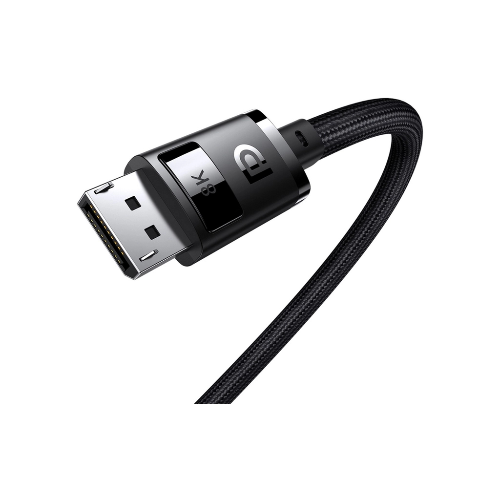 Кабель мультимедійний DisplayPort M to DisplayPort M 2.0m 8K Baseus (B00633706111-02) - фото 2 Кабель мультимедійний DisplayPort M to DisplayPort M 2.0m 8K Baseus (B00633706111-02) - фото 2