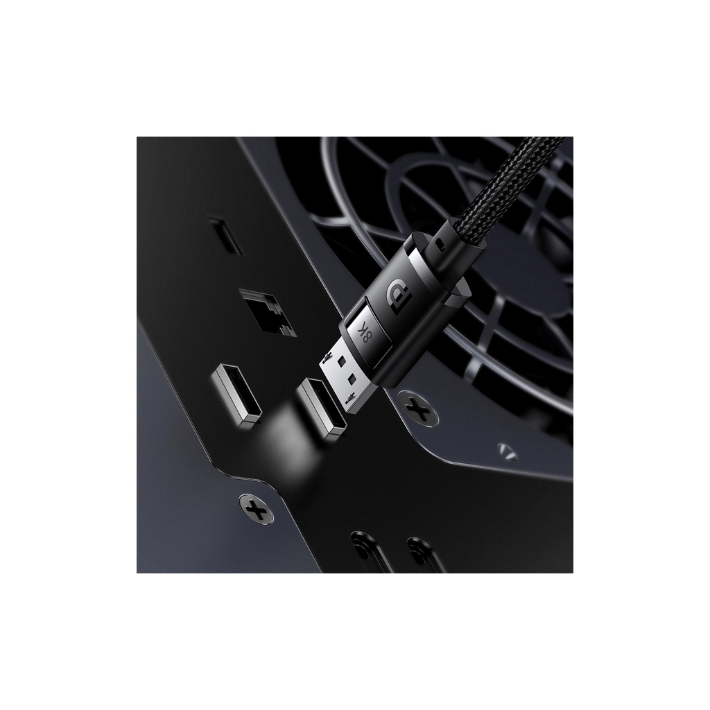 Кабель мультимедійний DisplayPort M to DisplayPort M 2.0m 8K Baseus (B00633706111-02) - фото 5 Кабель мультимедійний DisplayPort M to DisplayPort M 2.0m 8K Baseus (B00633706111-02) - фото 5