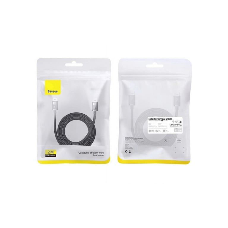 Кабель мультимедійний DisplayPort M to DisplayPort M 2.0m 8K Baseus (B00633706111-02) - фото 7