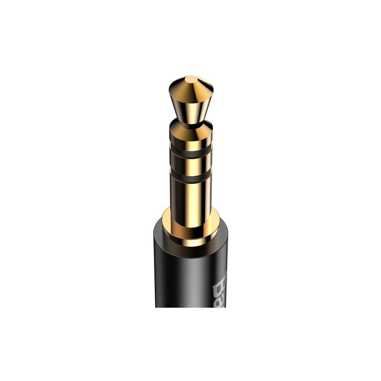 Кабель мультимедійний USB-C to 3.5mm M 1.2m black Baseus (CAM01-01) - фото 4