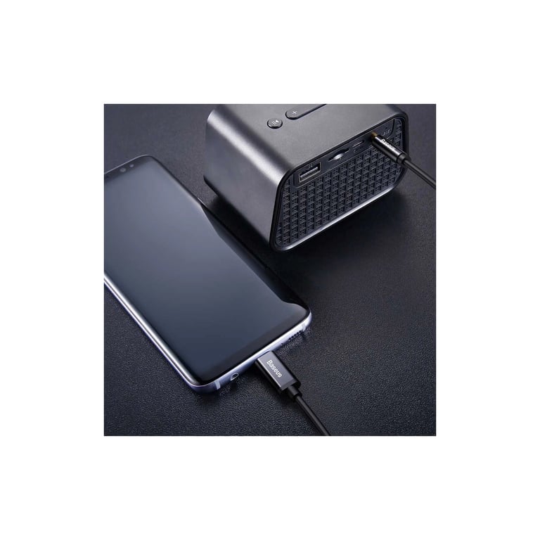Кабель мультимедійний USB-C to 3.5mm M 1.2m black Baseus (CAM01-01) - фото 7