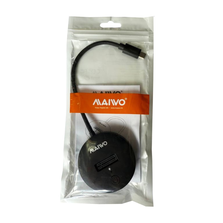 Док-станція для накопичувачів Maiwo M.2 NVMe/SATA SSD to USB3.2 Gen2 USB-C 10Gbps (K1698P2) - фото 9