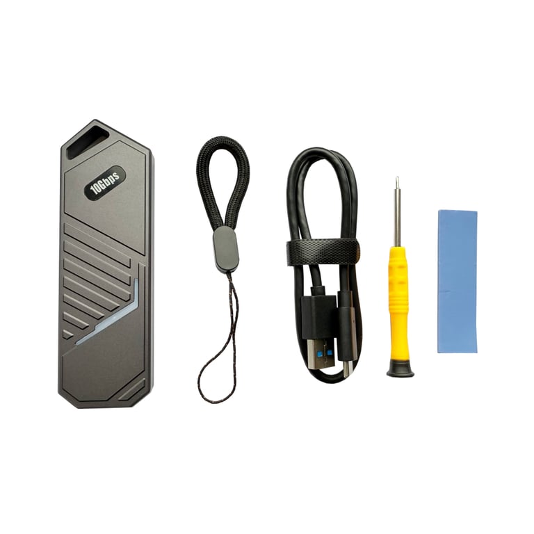 Кишеня зовнішня Dynamode M.2 SSD NVMe/SATA combo to USB3.2 GEN2 USB-C (DM-CAD-SSD14) - фото 9