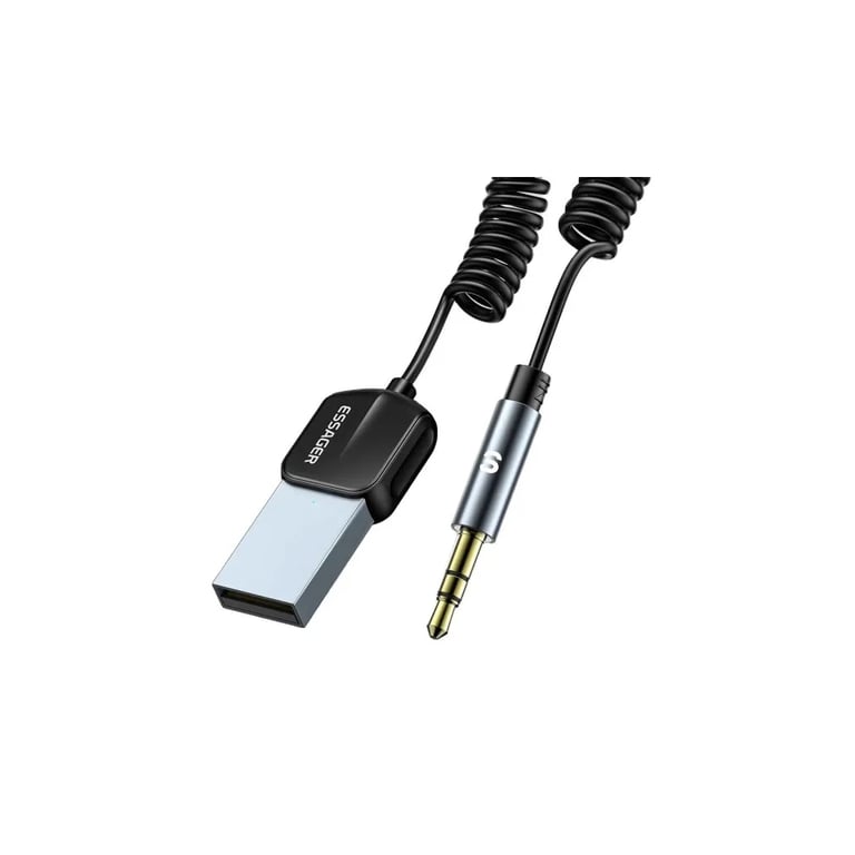 Bluetooth трансмітер Essager Lingfeng Bluetooth 5.0 Aux Adapter Car Wireless Receiver USB (EBT-LF01-P) - фото 3