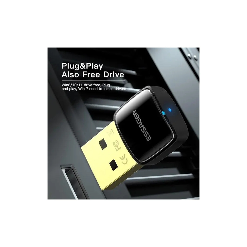 Bluetooth-адаптер Essager Starlord USB Bluetooth 5.0 Adapter Black (EBT50-XJ01-Z) - фото 2 Bluetooth-адаптер Essager Starlord USB Bluetooth 5.0 Adapter Black (EBT50-XJ01-Z) - фото 2