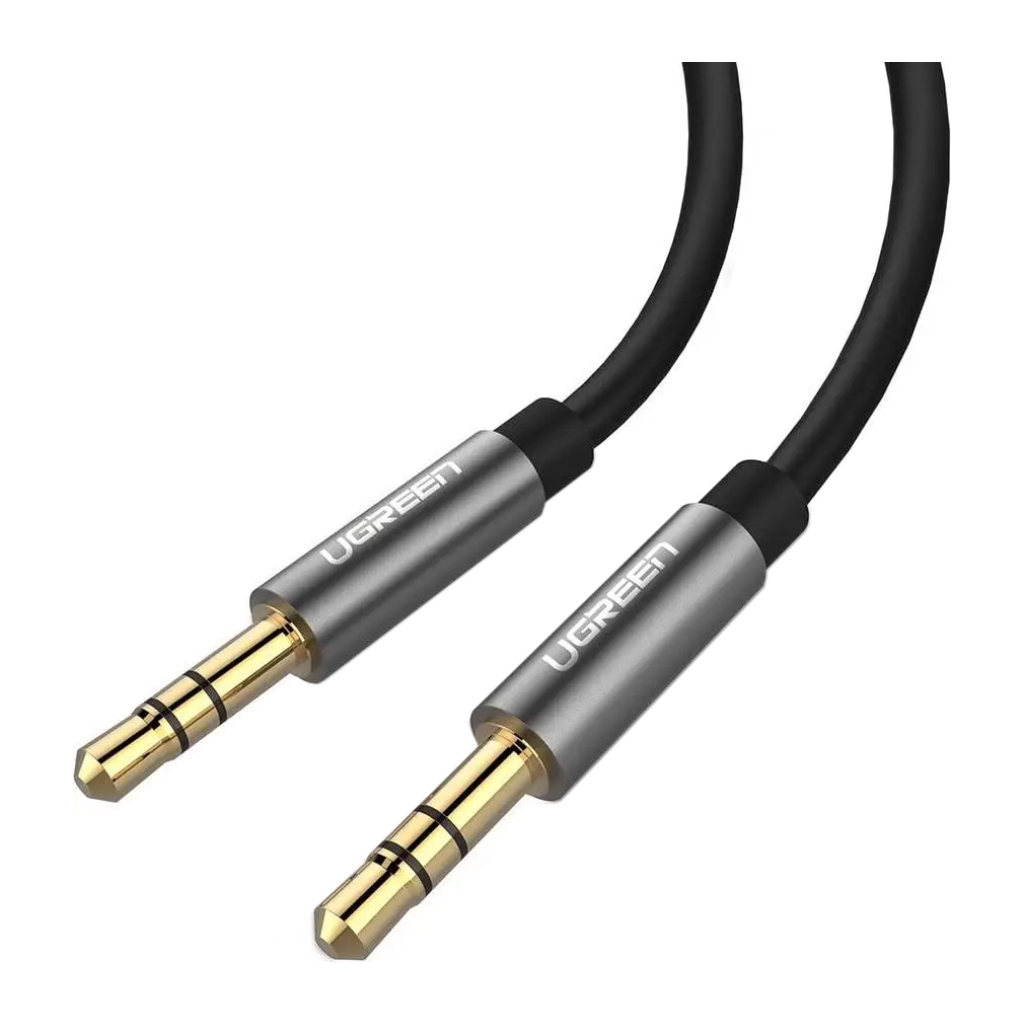 Кабель мультимедійний 3.5mm M to 3.5mm M 1.5m AV119 black Ugreen (10734) - фото 1 Кабель мультимедійний 3.5mm M to 3.5mm M 1.5m AV119 black Ugreen (10734) - фото 1