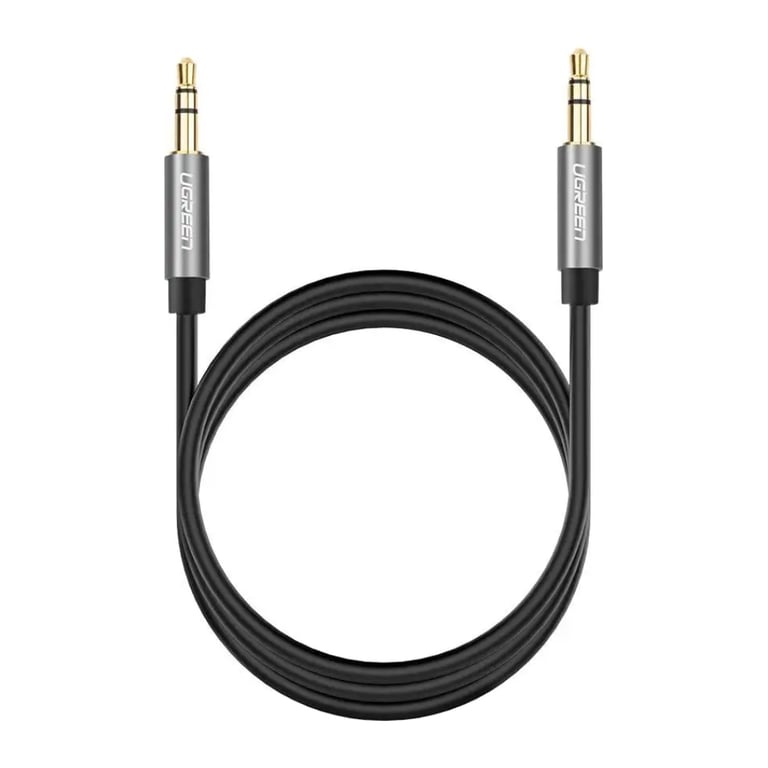 Кабель мультимедійний 3.5mm M to 3.5mm M 2.0m AV119 black Ugreen (10735) - фото 2
