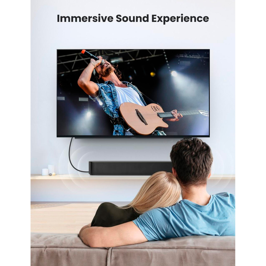 Кабель мультимедійний Optical Toslink 1.5m AV122 black Ugreen (70891) - фото 3 Кабель мультимедійний Optical Toslink 1.5m AV122 black Ugreen (70891) - фото 3