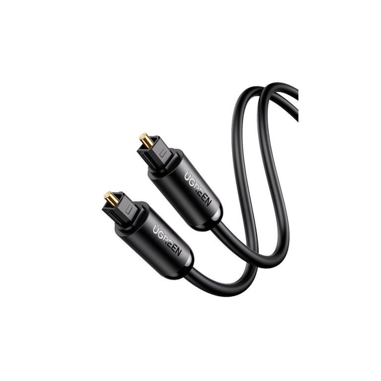 Кабель мультимедійний Optical Toslink 1.0m AV122 black Ugreen (70890) - фото 1