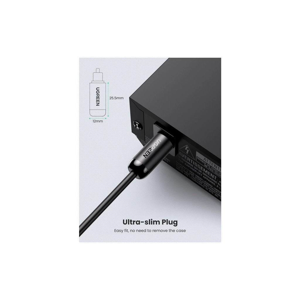 Кабель мультимедійний Optical Toslink 1.0m AV122 black Ugreen (70890) - фото 7 Кабель мультимедійний Optical Toslink 1.0m AV122 black Ugreen (70890) - фото 7