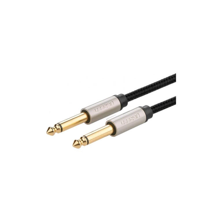 Кабель мультимедійний 6.35mm M to 6.35mm M 2.0m AV128 gray Ugreen (10638) - фото 1