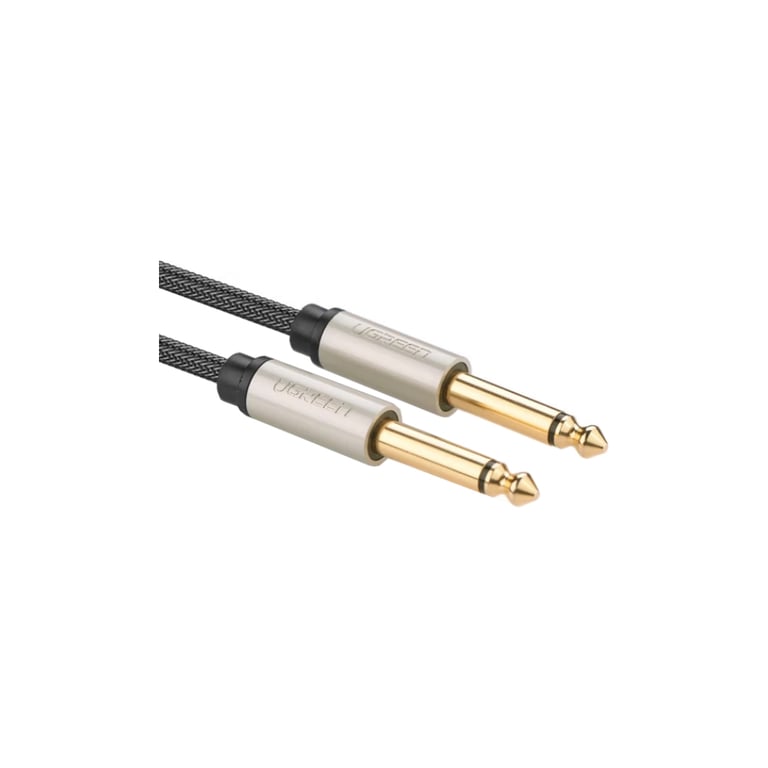 Кабель мультимедійний 6.35mm M to 6.35mm M 2.0m AV128 gray Ugreen (10638) - фото 2