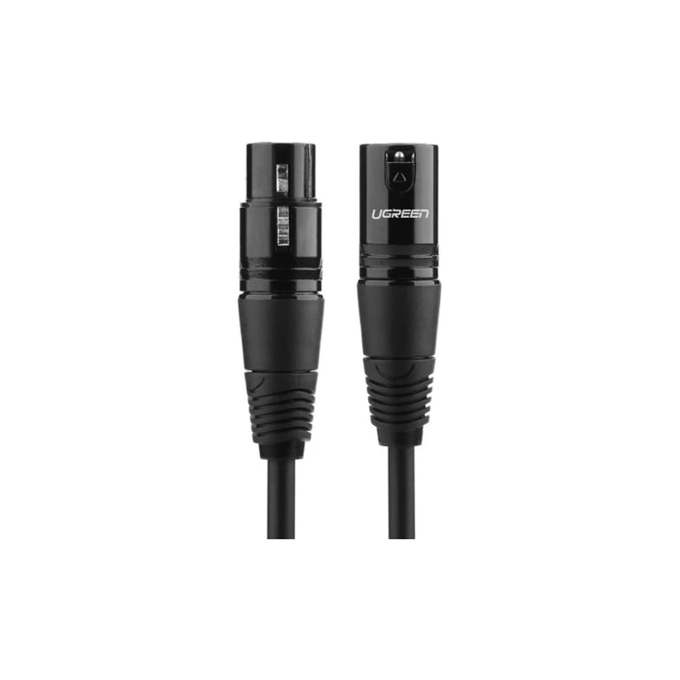 Кабель мультимедійний XLR M to XLR F 2.0m AV130 black Ugreen (20710) - фото 2