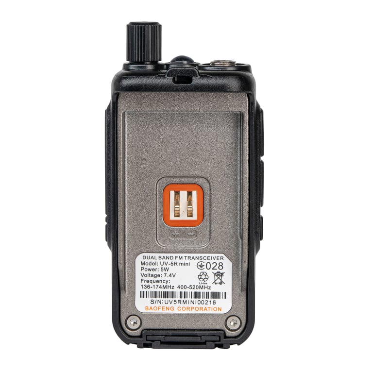 Портативна рація Baofeng UV-5R MINI Grey (UV-5R_MINI_Grey) - фото 3