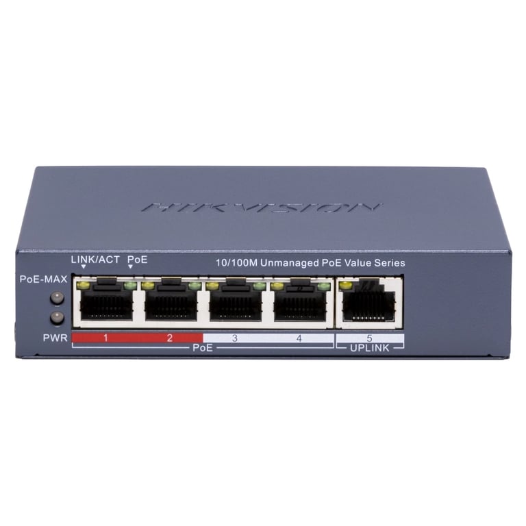 Комутатор мережевий Hikvision DS-3E0105P-E/M(C) - фото 1