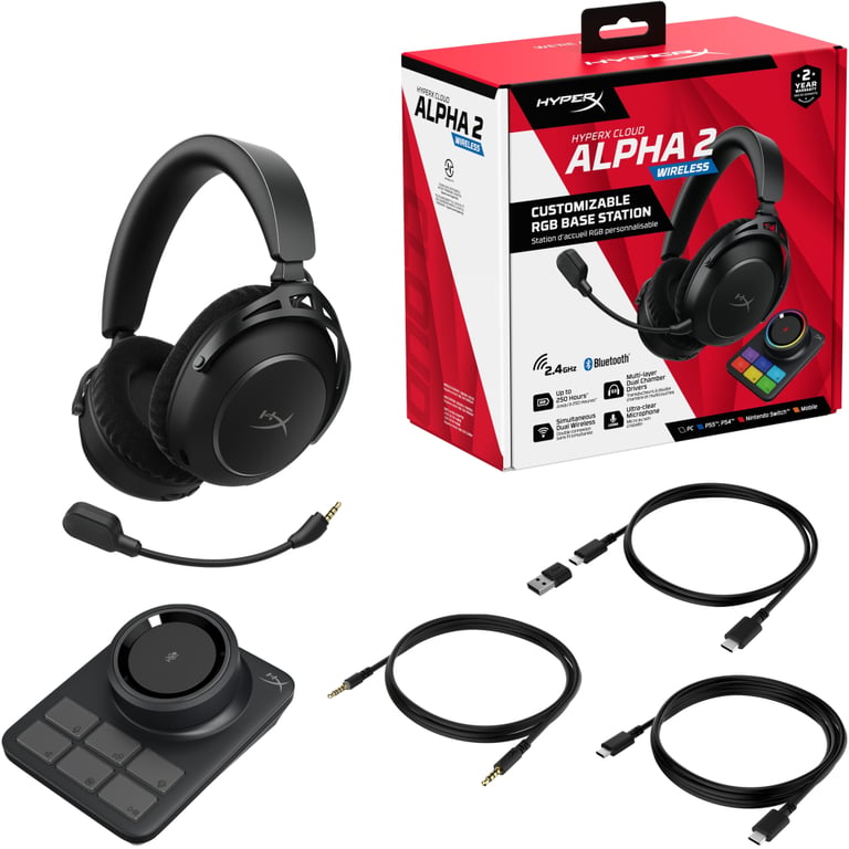 Навушники HyperX Cloud Alpha 2 Wireless Black (AJ5C7AA) - фото 11
