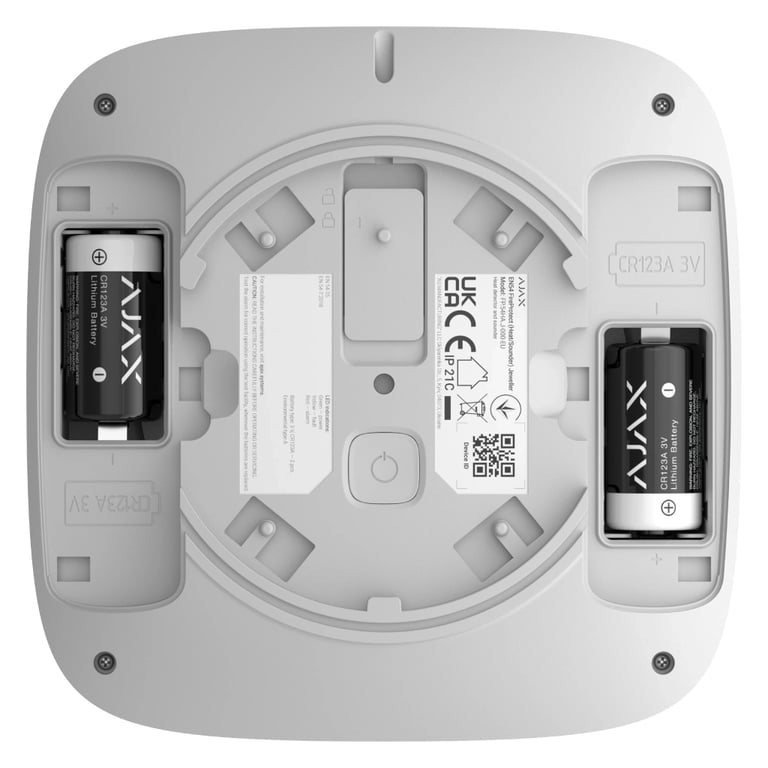 Датчик диму Ajax EN54 FireProtect Heat/Sounder white - фото 6
