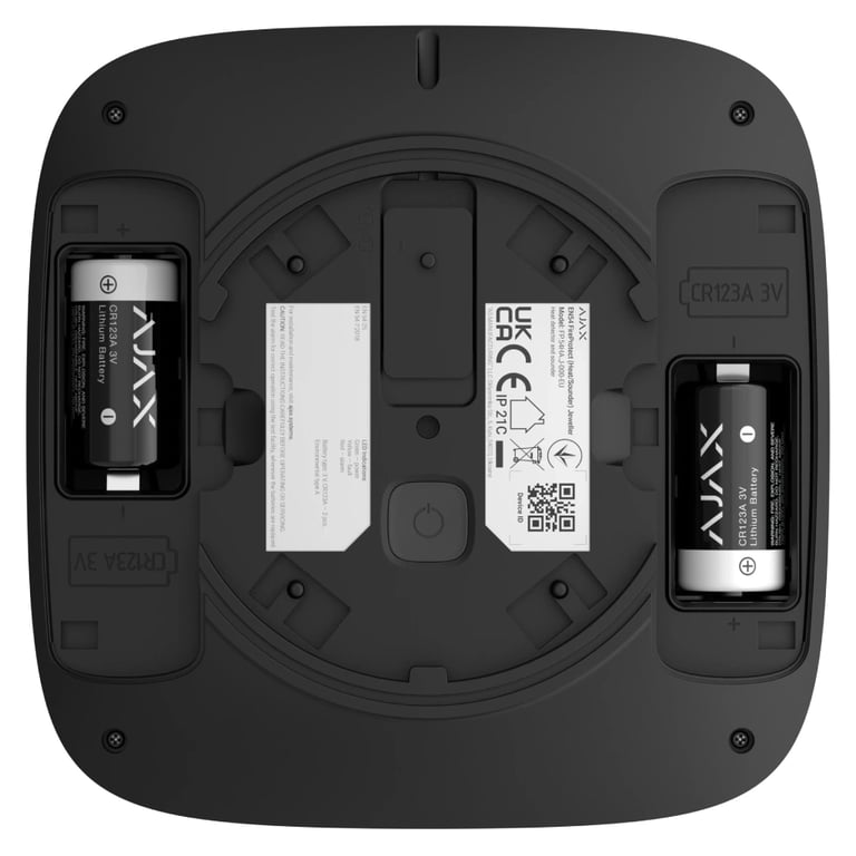 Датчик диму Ajax EN54 FireProtect Heat/Sounder black - фото 6