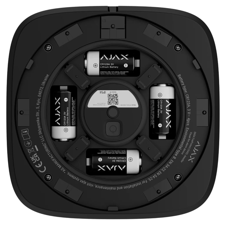 Сирена Ajax EN54 FireProtect VAD black - фото 5