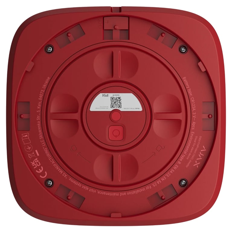 Сирена Ajax EN54 FireProtect VAD red - фото 4