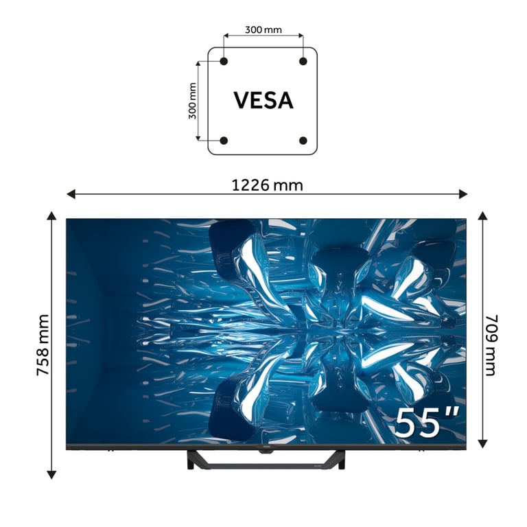 Телевізор Haier H55S80FUX - фото 5