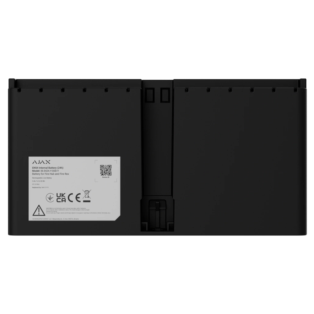 Акумулятор Ajax EN54 Internal Battery (24h) black Акумулятор Ajax EN54 Internal Battery (24h) black